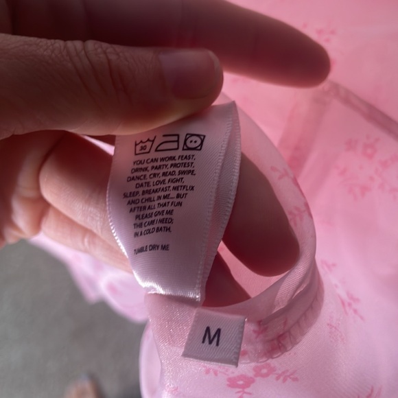 SELKIE Dress Pink & White Ruffles The Marie - Picture 14 of 17